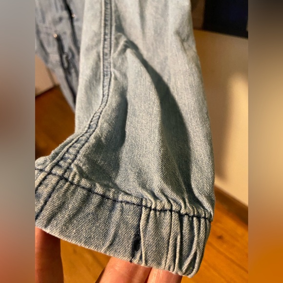 Chambray cotton denim jacket - Picture 3 of 8